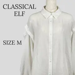 CLASSICAL ELF 袖取り外し2way ブラウス ホワイト Mのサムネイル