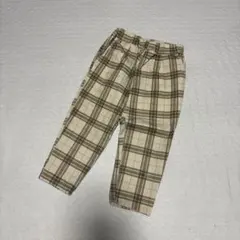 チェック柄 長ズボン 100cm SLAPSLIP べべ