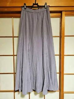 SLOBE IENA フレアロングスカート パープルのサムネイル