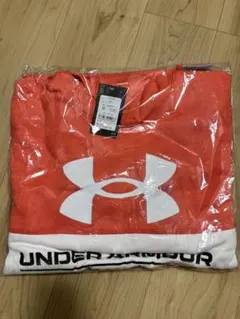 UNDER ARMOUR パーカー フーディー　オレンジ　グレー　XXL