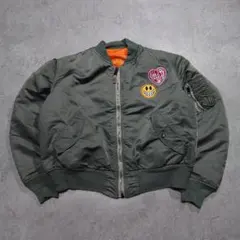 ALPHA MA-1 USA製 80s～90s えんじ色 短丈 ALPHA MA-1 USA製 80s～90s えんじ色 短丈 - メルカリ