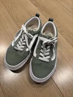 新品　VANS グリーン 20㎝