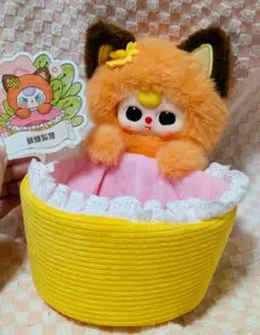 babythree 收纳篮 Storage Basket オレンジ 狐