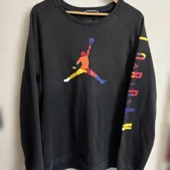 [大人気]JORDAN ジョーダン スウェット ブラック マルチカラー 即日発送のサムネイル