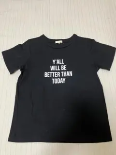 アース　オーガニックコットンTシャツ　M ブラック