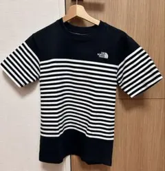 ザ・ノースフェイス パネルボーダーTシャツ ブラック Mサイズ NT32063