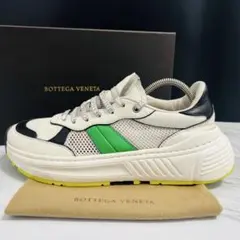 ボッテガヴェネタ　希少　メンズ　レザースニーカー　42 ブルー ボッテガヴェネタ 希少 メンズ レザースニーカー 42 ブルー - 日本の