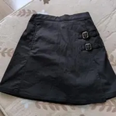 黒バックル付き巻きスカート2月お値下げ中