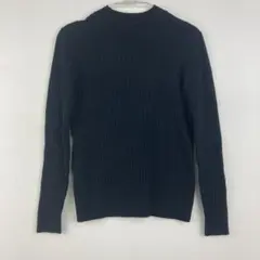 B2-00229　薄手ニット黒　レディース