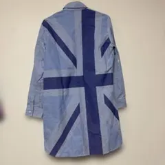フレッドペリー　長袖シャツワンピース 背中ユニオンジャック　Fred Perry