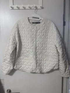 ZARA ハート　アウター　キルティングジャケット