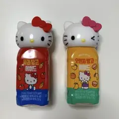 【レア 韓国限定】セブンイレブン ハローキティ キーホルダー 2個セットのサムネイル