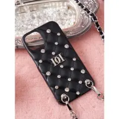 ダーリッチ キルティング iPhone14promaxケース