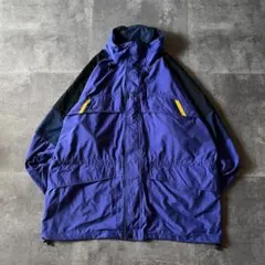 90s HELLY HANSEN ナイロンジャケット 刺繍 紫 2XL A433