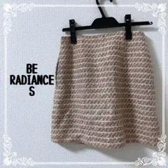 BE RADIANCE スカート S 冬 ミニ丈 チェック