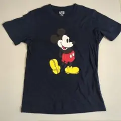 UNIQLO UT ミッキーマウス Tシャツ ネイビー XS