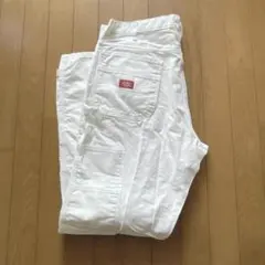 Dickies W38×L32 コットン カーゴペインターパンツ ホワイト