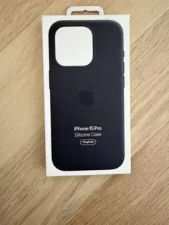 Apple純正iPhone15 ProシリコンケースMagSafe対応ブラック