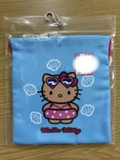 日焼けキティ 巾着