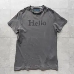大人気 マディソンブルー Hello ロゴTシャツ 01 チャコールグレーのサムネイル