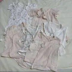 ベビー肌着セット アカチャンホンポ　メッシュ　　6枚セット