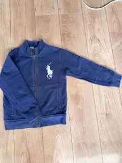 【ラルフローレン】ジップアップトレーナー　120㎝ネイビー