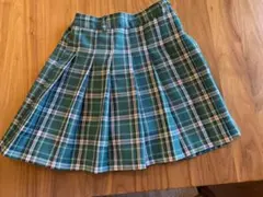 ターコイズチェック プリーツスカート150
