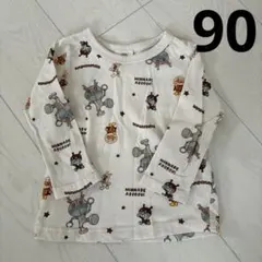 アンパンマン♪ロンT 長袖　薄手　アイボリー