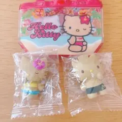 ハローキティ　ディアダニエル　みんなでバカンスフィギュア　日焼けキティ