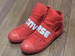 梨*香様 CONVERSE スニーカー レッド ゴムバンド