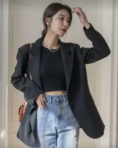 shein テーラードジャケット