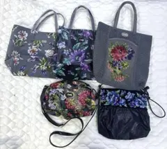 フェイラー バッグ 5点まとめ売り セット トート ショルダー 花柄