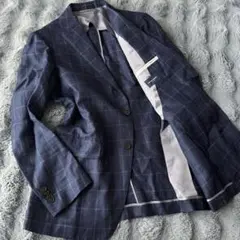 SUIT COMPANY テーラードジャケット イタリア生地 リネン100 XLのサムネイル