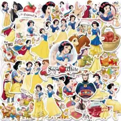 D020　ステッカー　シール　５０枚　ディズニー　白雪姫　プリンセス