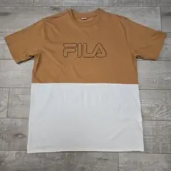 FILA 半袖 Tシャツ バイカラー バスケットボールデザイン Mのサムネイル