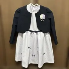 SAKURA 女の子　フォーマル　ラベンダー　リボン　ドレス　120 値下げ