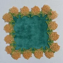 近沢レース　ガチャプチタオル　キンモクセイ