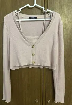 カーディガン キャミソール