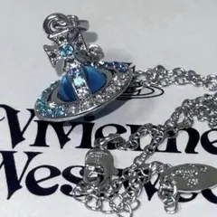 Vivienne Westwood ヴィヴィアン オーブネックレス ブルー 青