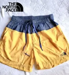 ◆THE NORTH FACE ポケット付 イエロー×ネイビー サイズSのサムネイル