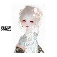 00821 コラージュ素材 12枚 ペーパー/ステッカー CREARTISTZ