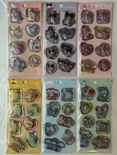 【6枚セット】サンリオ ウォーターシール 正規品 コンプリート