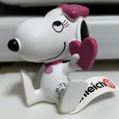 スヌーピー　シュライヒ　フィギュア 　ベルちゃん　ハート