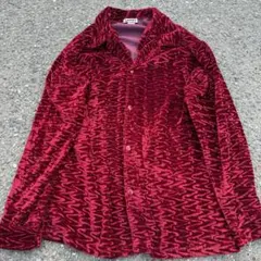 古着　別珍　デザインシャツ　usa製