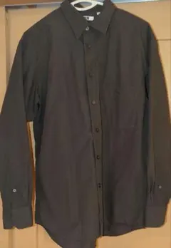UNIQLO U 長袖シャツ 黒　Lサイズ