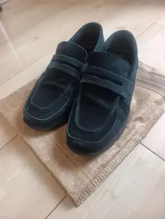 OPENING ACT Vibramソールヌバックリアルレザーモカシンシューズ Vibram × OPENING ACT] Vibramソールヌバックリアルレザーモカシン