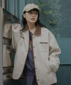 【値下げ中】フリークスストア コーデュロイパイピング ブルゾン Fサイズ