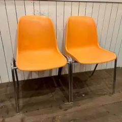 イタリア製 MOD ELENA スタッキングチェア 二脚セット