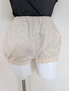 レイビームス　レース　ショートパンツ　未使用品のサムネイル