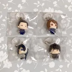 呪術廻戦 夏油傑 家入硝子 天内理子 伏黒甚爾 めじるしアクセサリー 4点セット